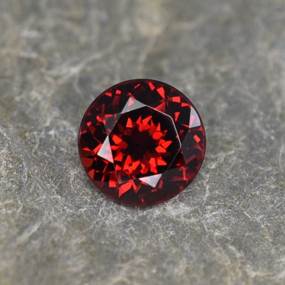 Natural Red Garnet Round Wholesale Lot of 50 Stones