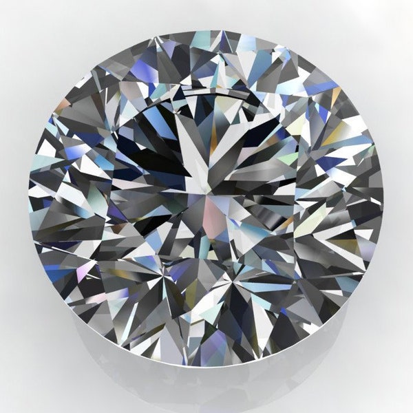 Moissanite 2.5mm Round VVS D Color Wholesale Lot of 1 Stone