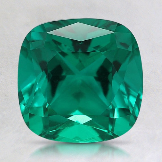 Lab Grown Emerald 9mm Cushion Cut Lot of gemstone