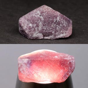Natural Ruby Faceting Rough 21.9mm x 14.6mm 30.74ct Unheated #FR0022