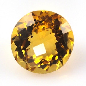 Naturale Citrine 2mm Round all&#39;ingrosso Lotto di 50 pietre preziose