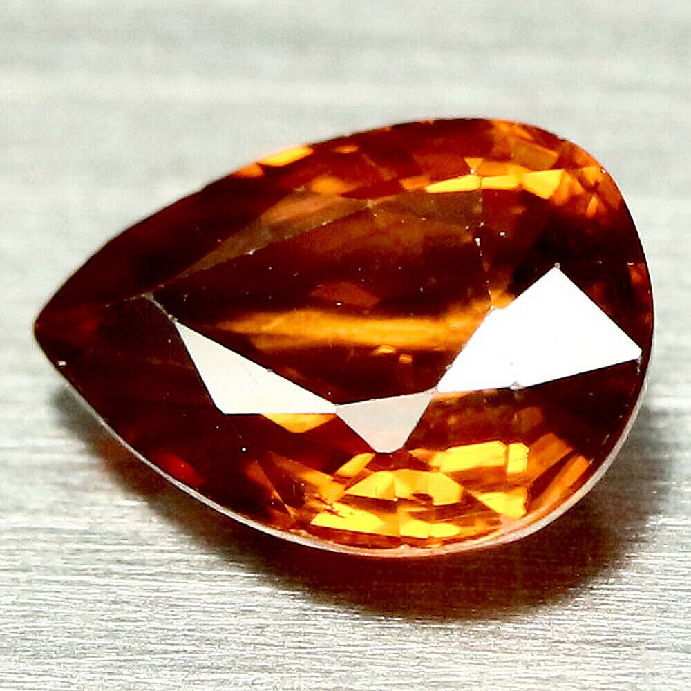Natural Brown Zircon 9mm X 6.9mm Pear 2.27ct #PG4349 - Etsy