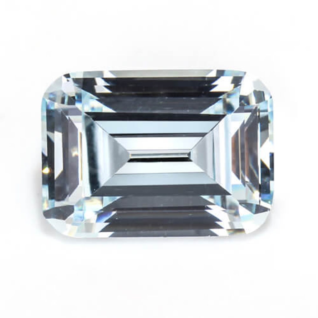 キュービックジルコニア 5 mm x 3 mm エメラルドカット 卸売ロット 40
