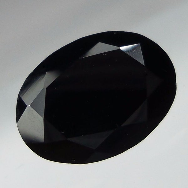 Natural Black Spinel 7mm x 5mm Oval Wholesale Lot of 5 Stones