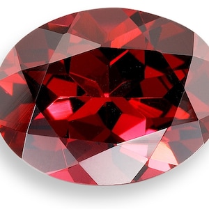 Natural Red Garnet 7mm x 5mm Oval Wholesale Lot of 10 Stones