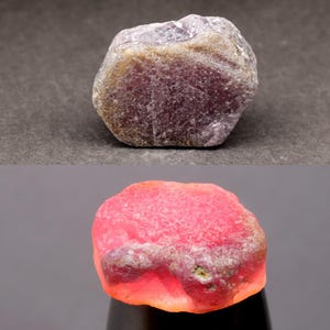 Natural Ruby Faceting Rough 25mm x 19mm 63.7ct Unheated #FR0018