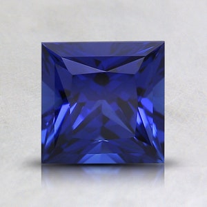 Lab Grown Blue Sapphire 2mm Princess Cut wholesale Lot of 1 gemstone