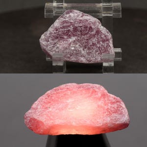 Natural Ruby Faceting Rough 20.5mm x 16.7mm 17.63ct Unheated #FR0019
