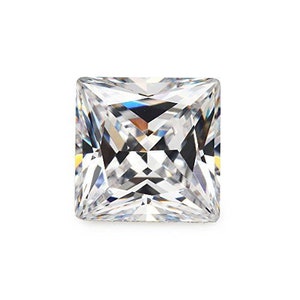 Cubic Zirconia 5mm Princess Cut Wholesale Lot of 25 Stones AAAAA