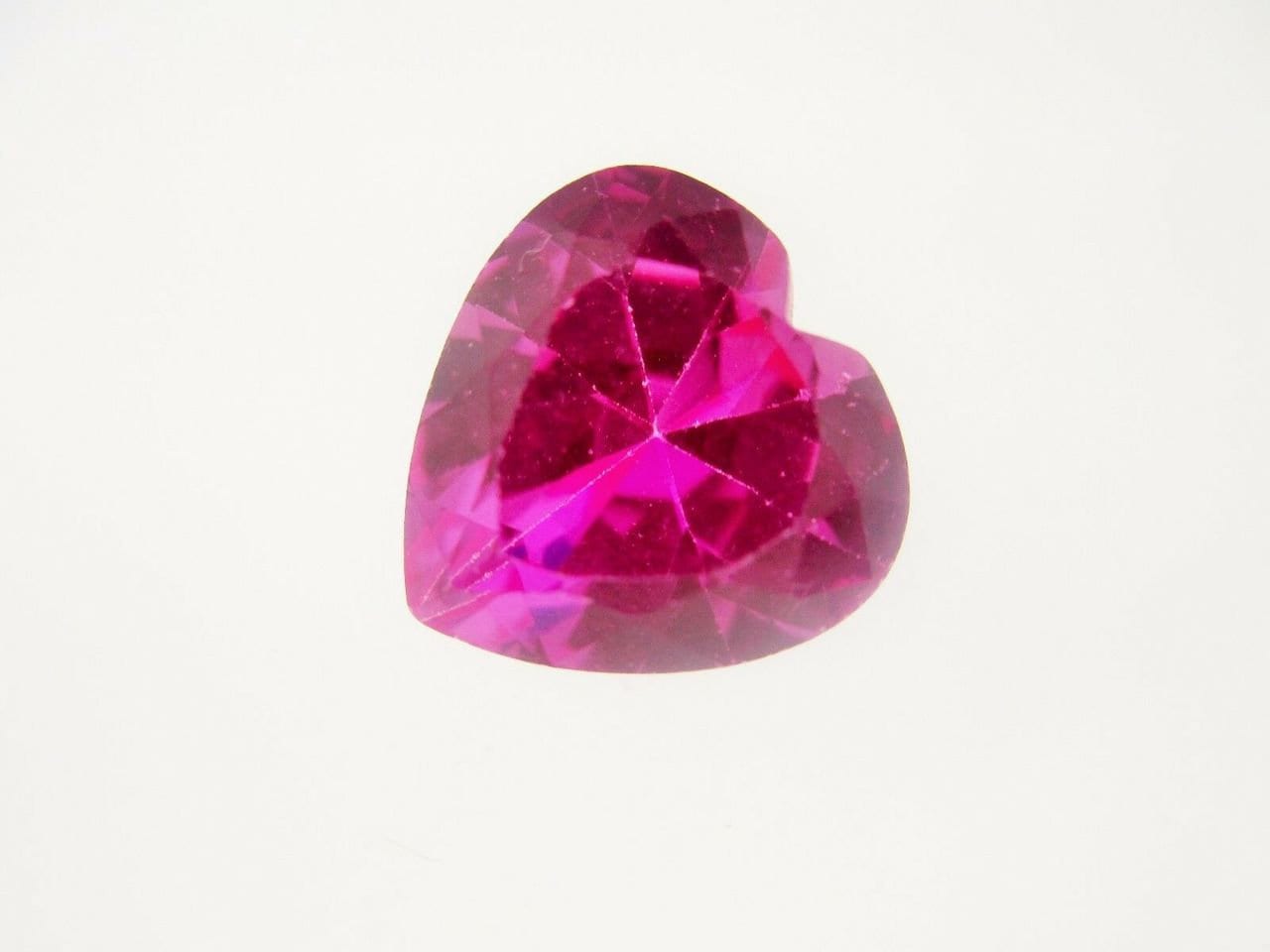 Lab Grown Pink Sapphire 6mm Heart wholesale Lot of 10 gemstones