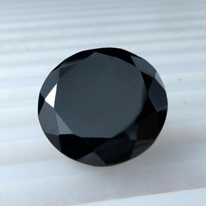 Natural Black Sapphire 6mm Round Lot of 3 Stones