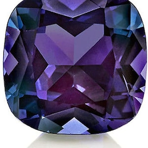 Lab Grown Alexandrite 10mm Cushion Cut Lot of 3 Stones