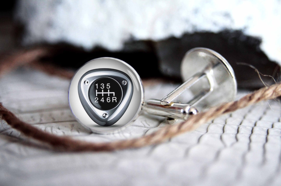 Cufflink Gear Shift Custom Personalized Cufflinks Cool Gifts Etsy