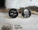 Custom memorial photo cufflinks, personalized photo cufflinks, cool gifts for men, custom wedding silver plated or black cuff link 