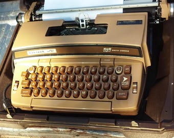 Smith Corona typewriter Super 12 for 1970's and 80's decor or parts