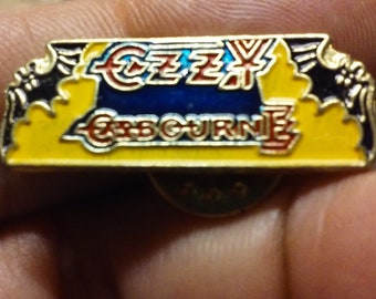 Ozzy Osbourne Black Sabbath Bats enamel pin pre-owned