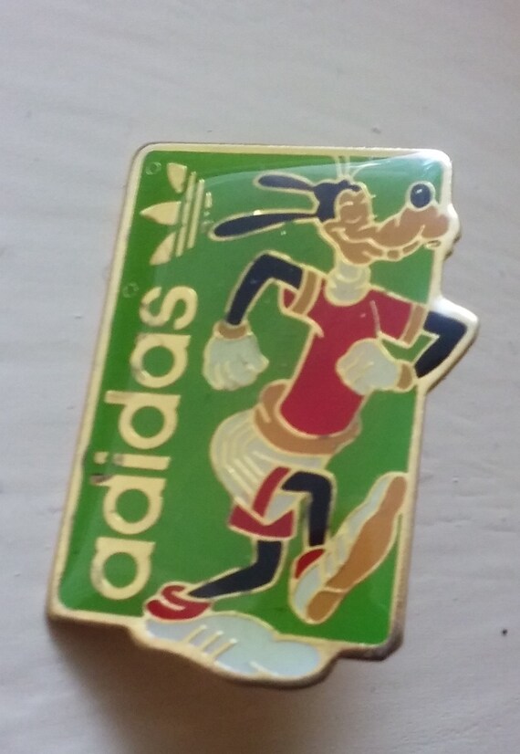 Goofy Walt Disney Adidas running shoes pin badge Goofy Walt Disney Adidas running shoes pin badge