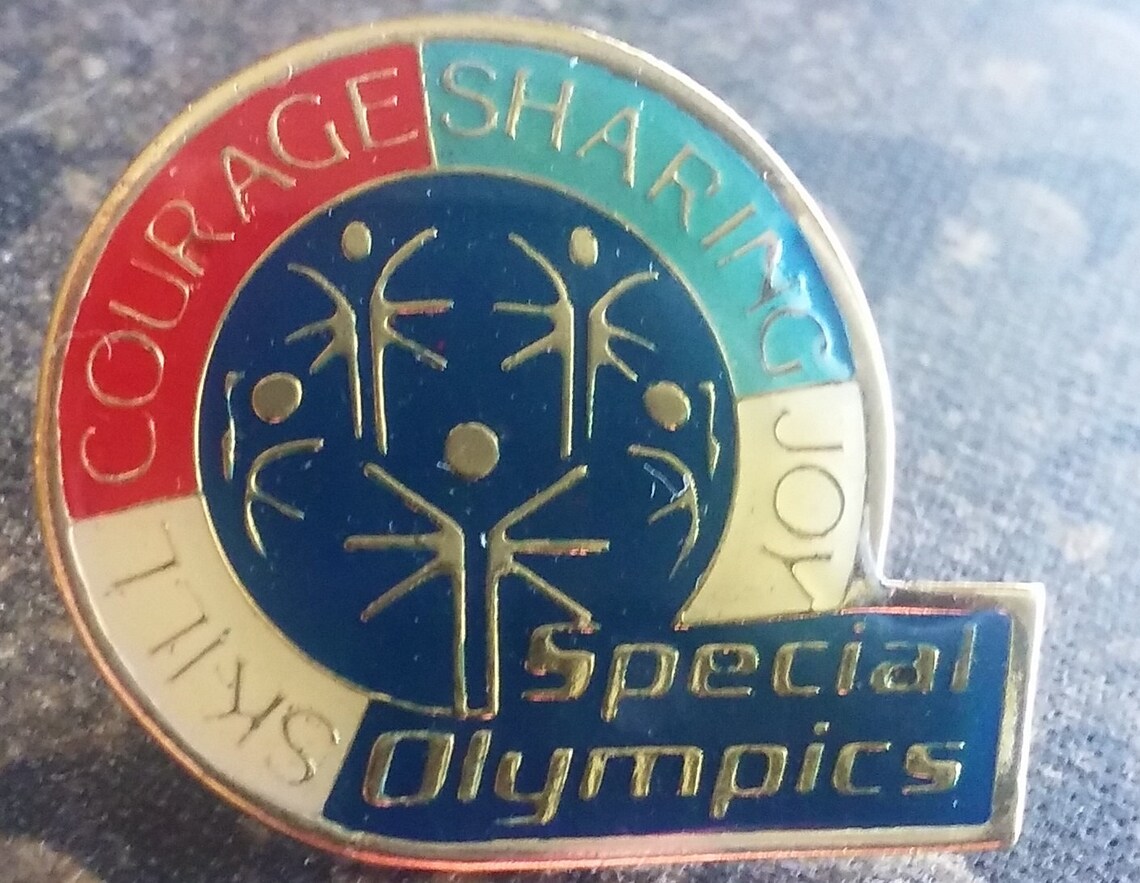 Skill Issue Pin Special Olympics Skill Courage Sharing Joy Enamel Lapel Pin Pre-owned ...