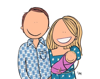 Retrato digital personalizado