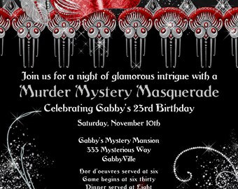 masquerade invites etsy