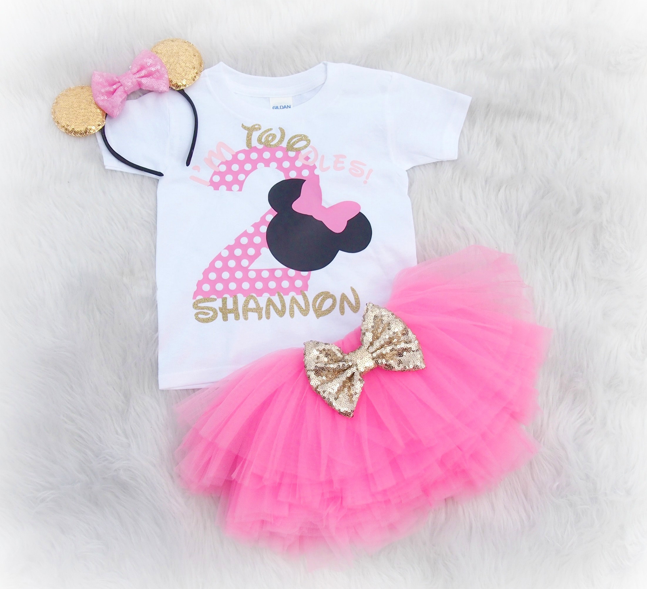 minnie mouse second birthday outfit
