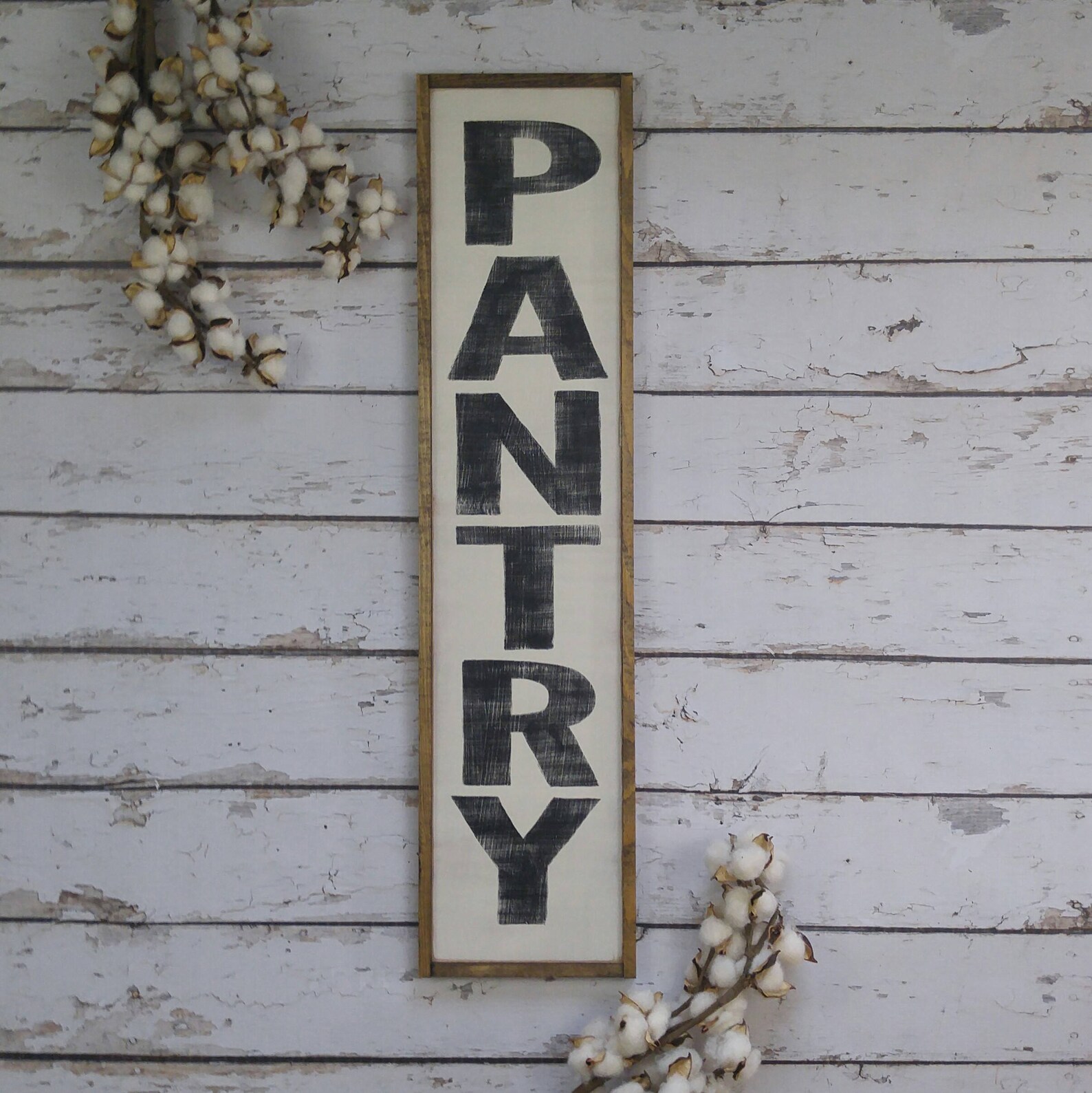 Vertical Pantry Sign Custom Wood Sign Market Sign Laundry Etsy