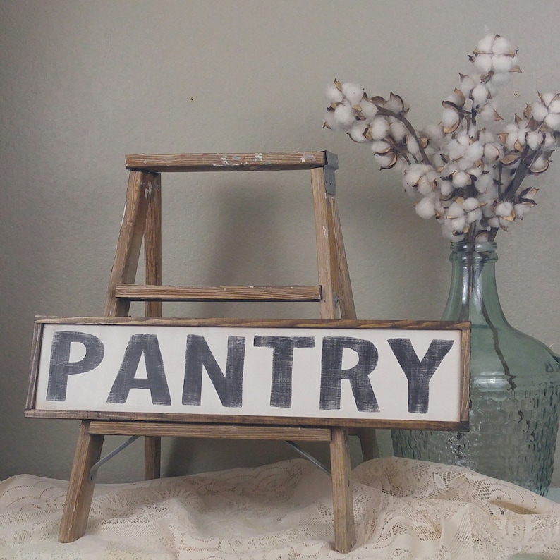 Kitchen Pantry Sign Farmhouse Decor Kitchen Sign Wood Etsy