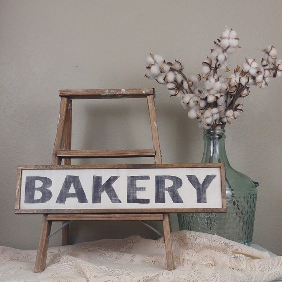 Wood Bakery Sign Farmhouse Style Farmhouse Decor Kitchen ... Wood Bakery Sign Farmhouse Style Farmhouse Decor Kitchen