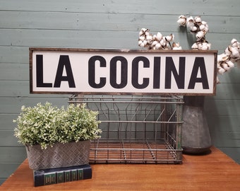 La Cocina Sign, Spanish Kitchen Decor