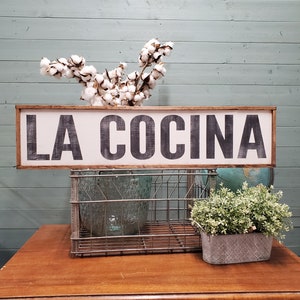 La Cocina Sign, Spanish Kitchen Decor