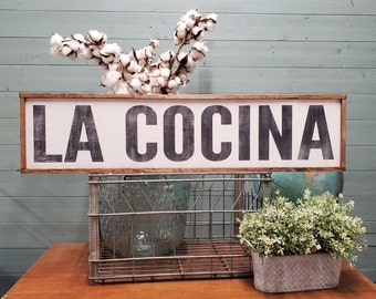 La Cocina Sign, Spanish Kitchen Decor