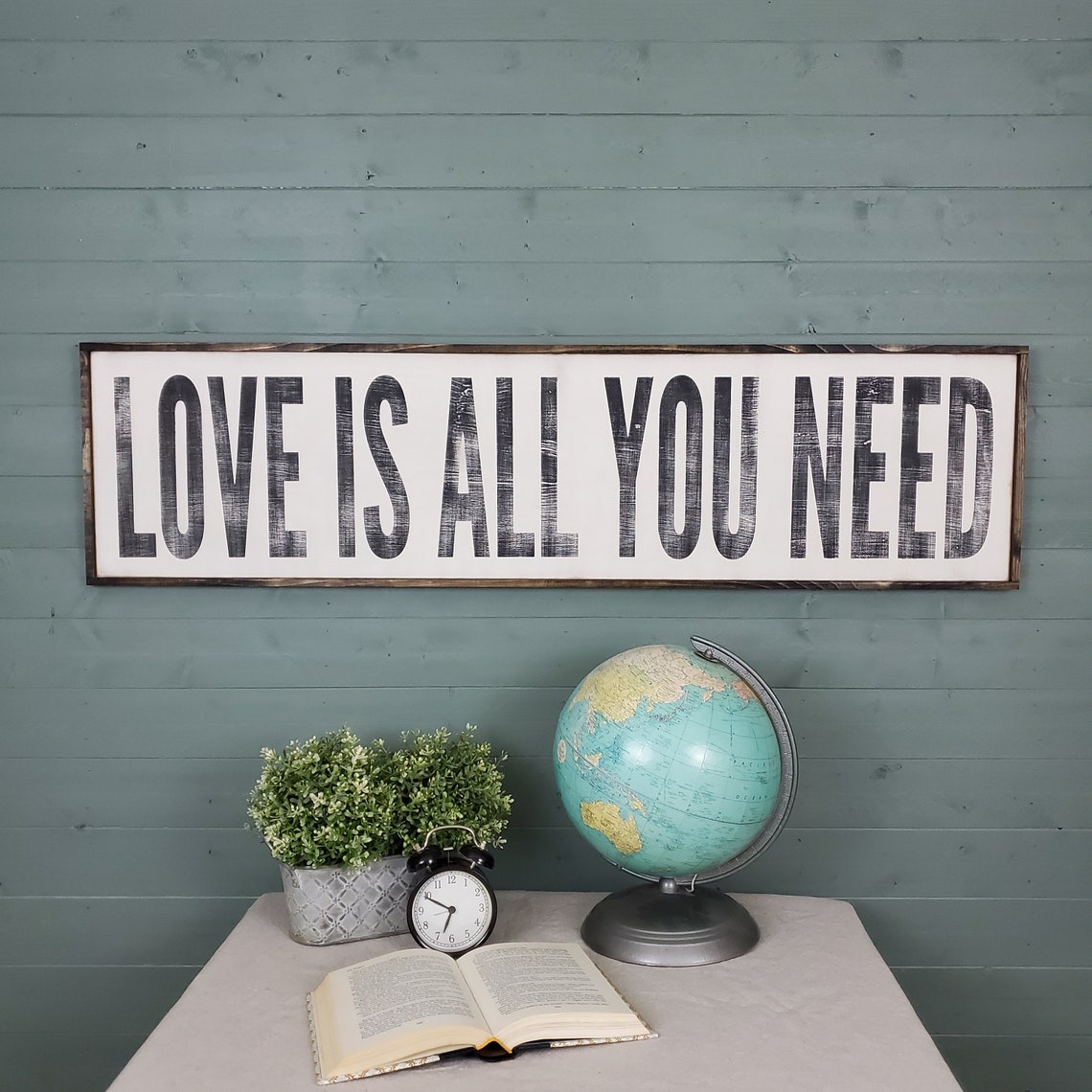 Love is All You Need Wood Sign All You Need is Love Sign Etsy