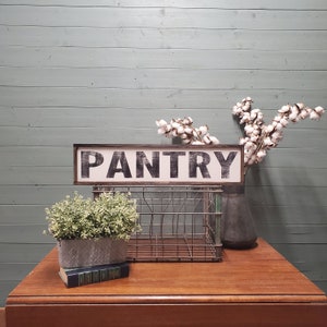 Kitchen Pantry Sign, Farmhouse Decor, Kitchen Sign, Wood Pantry Sign, Pantry Sign, Kitchen Wall Decor, Rustic Wood Sign