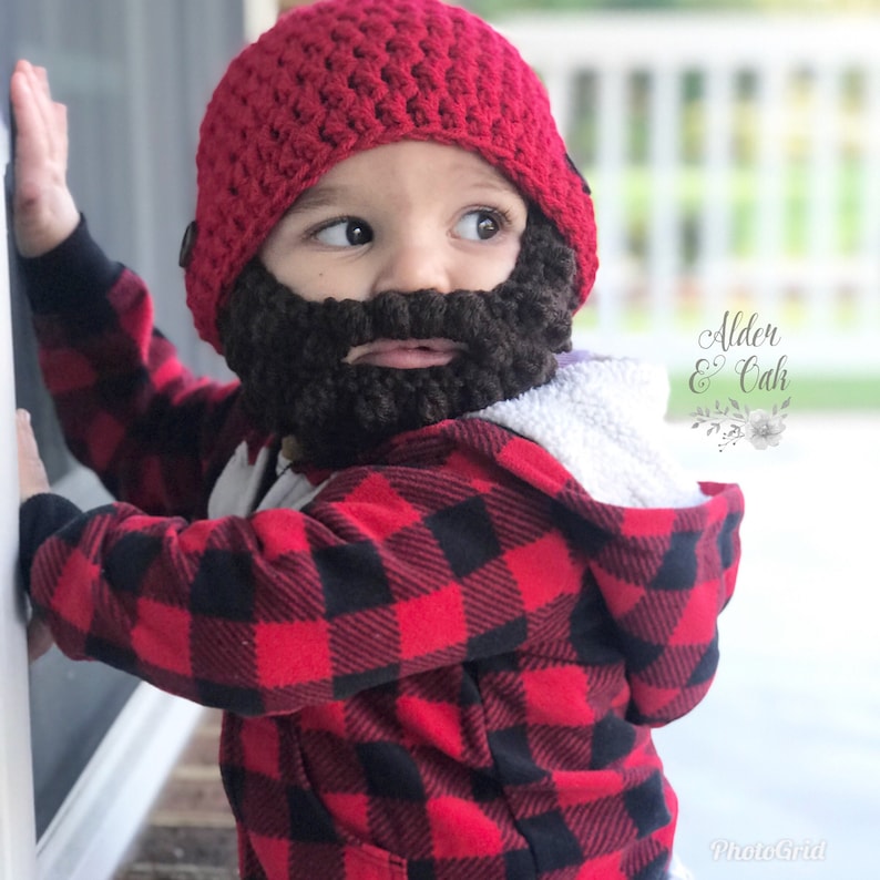 baby beard beanie