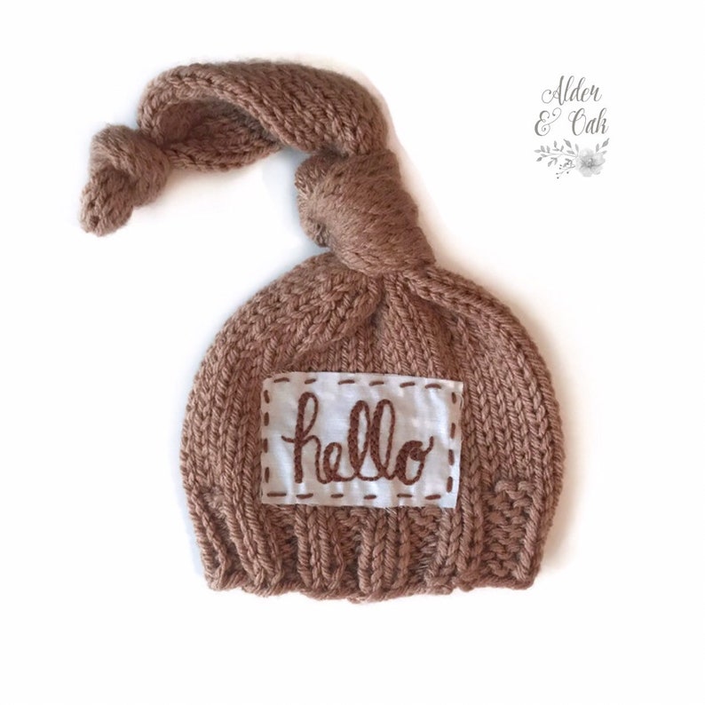 personalized newborn caps