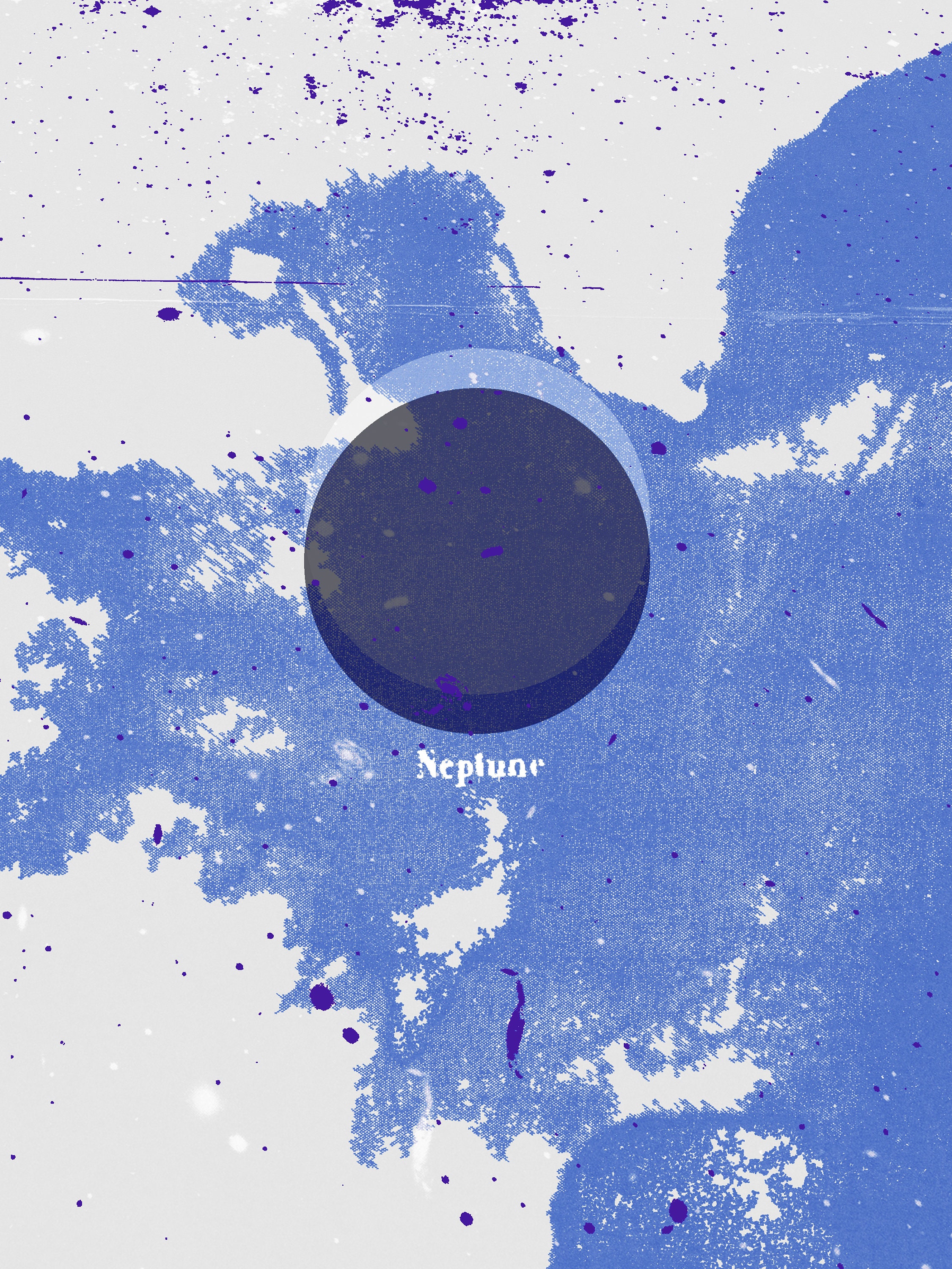 Neptune Wall Art Digital Print Etsy