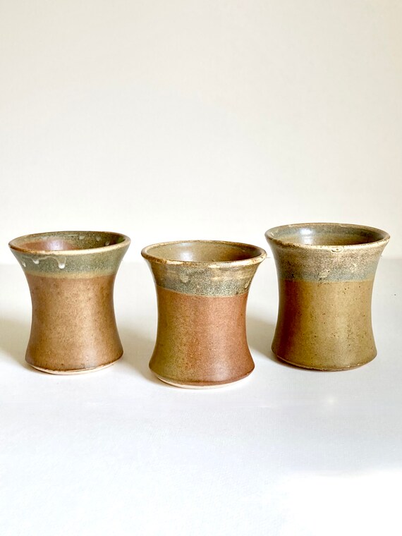 Collection of 3 Vintage Pottery Cups Mugs by Marion Eckhardt Etsy