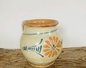 Rustic farmhouse painted Terracotta Milk jug