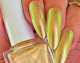 Parrot Polish "Miami" Multichrome Baby Mermaid Gold/Green/Orange