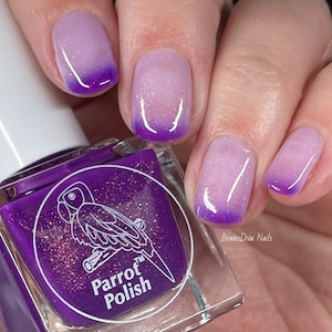 Parrot Polish Fairy Thermal Nail Polish V2 - Purple/Pink