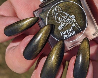 Parrot Polish Enola Gay Magnetic Nail Polish - Gold