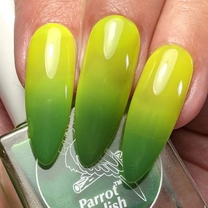 Parrot Polish Ukranian Rose Solar Nail Polish - Yellow/Green