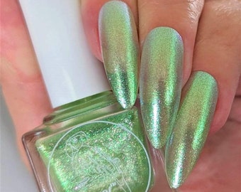 Parrot Polish "Kelpi" Multichrome Green/Gold/Silver