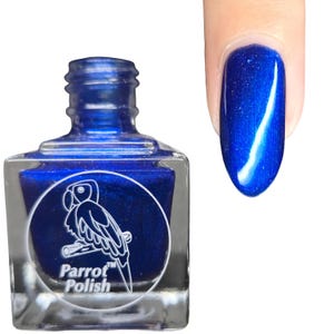 Parrot Polish Blue Eyed Girl Shimmer Nail Polish