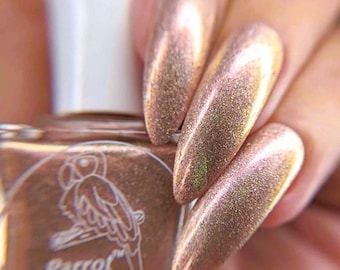 Parrot Polish "LOVE" 2024 Spring  Brown/Gold Ultrachrome Holographic