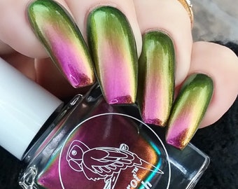 Parrot Polish Beautiful Ultrachrome Nail Polish - Gold/Purple