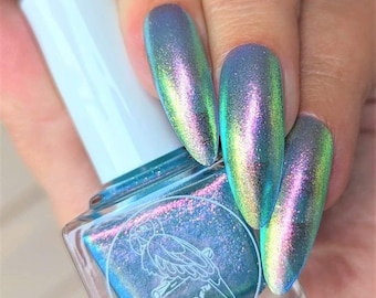 Parrot Polish "lorelai" Multichrome Baby Mermaid Pink/Gold/Blue