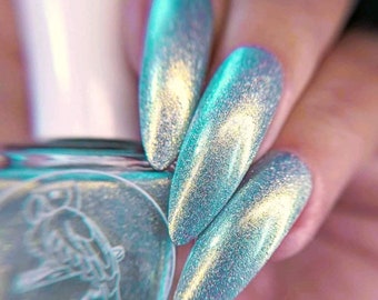 Parrot Polish "Dream" 2024 Spring Blue/Gold Ultrachrome Holographic