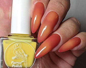 Parrot Polish Yellow Rose Solar Nail Polish - Yellow/Red