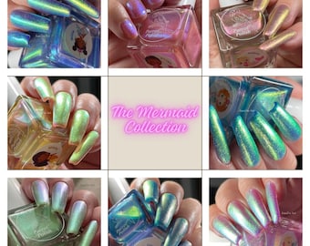 Parrot Polish "The Baby Mermaid Collection" Multicromo de todos los colores